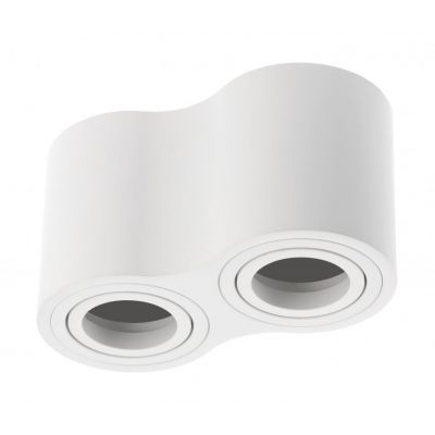 GTV Aveiro lampa podsufitowa 2x20 W biała OS-AVB80160OK2-10