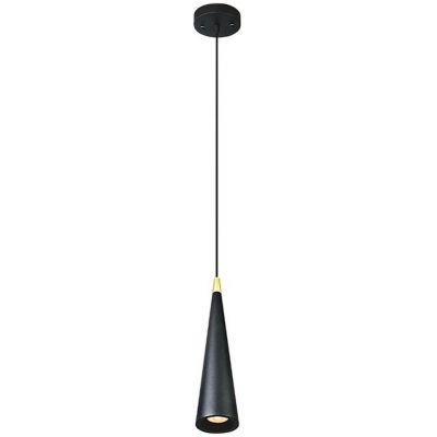 GTV Evi lampa wisząca 1x40 W czarna OS-EVI-GU10-10-DEC