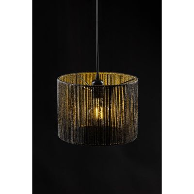 GTV Foresto lampa wisząca 1x40 W czarna OS-FORES-10-DEC