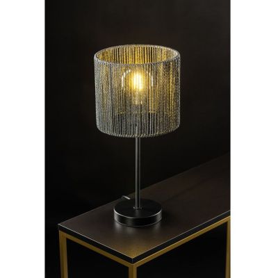 GTV Foresto lampa stołowa 1x40 W czarna OS-FORES4-10-DEC