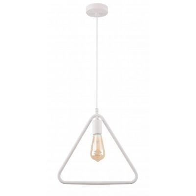 GTV Gija lampa wisząca 1x40 W biała OS-GI-E27-00-DEC