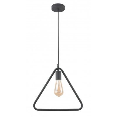 GTV Gija lampa wisząca 1x40 W czarna OS-GI-E27-10-DEC