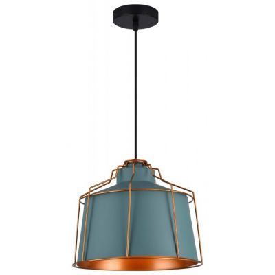 GTV Goa lampa wisząca 1x40 W niebieska OS-GOA-25-DEC