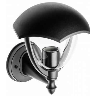 GTV Grande-Au kinkiet zewnętrzny 1x60 W czarny OS-GRA0UA-00