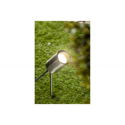 GTV Riven lampa stojąca zewnętrzna 1x20 W inox OS-GRAZIEGU10-01