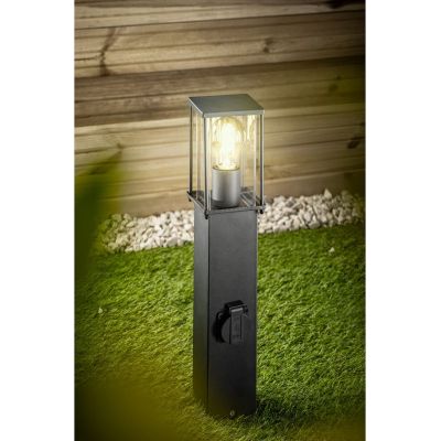 GTV Kemi-P lampa stojąca zewnętrzna 1x15 W grafitowa OS-KEMIP40G-30
