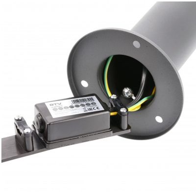GTV Kerta-P lampa stojąca zewnętrzna 1x12 W grafitowa OS-KERTP40-30
