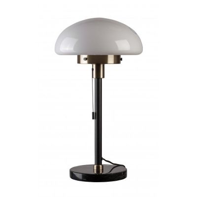 GTV Lamia lampa stołowa 1x40 W czarno-kremowa OS-LAM-11-DEC