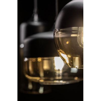 GTV Lender lampa wisząca 1x40 W czarna OS-LEND-10-DEC