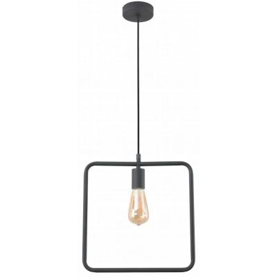 GTV Lija lampa wisząca 1x40 W czarna OS-LI-E27-10-DEC