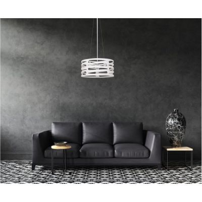 GTV Marisa lampa wisząca 1x40 W biała OS-MAR-E27-00-DEC