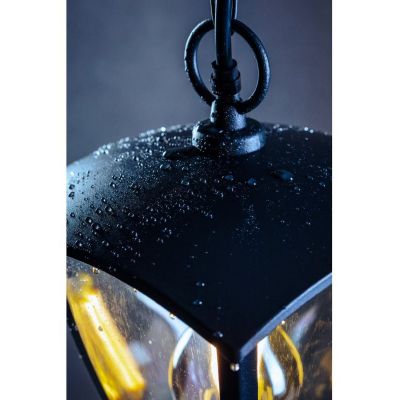 GTV Marina-H lampa wisząca zewnętrzna 1x20 W czarna OS-MARINAH-00