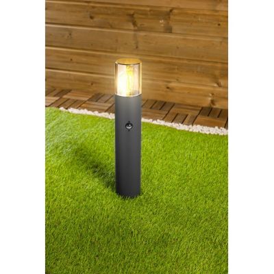 GTV Medio-P Pir lampa stojąca zewnętrzna 1x15 W grafitowa OS-MEDP50P-30