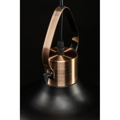 GTV Mees lampa wisząca 1x40 W czarna OS-MEES-10-DEC