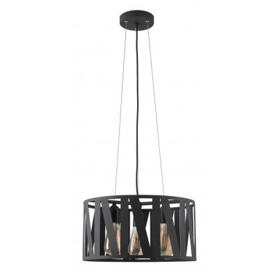 GTV Melody lampa wisząca 3x40 W czarna OS-MEL-E27-10-DEC