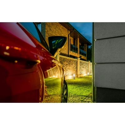 GTV Milan-P lampa stojąca zewnętrzna 1x40 W stal OS-MILA45P-00