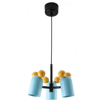 GTV Mouse lampa wisząca 3x25 W niebieska OS-MOUS-25-DEC