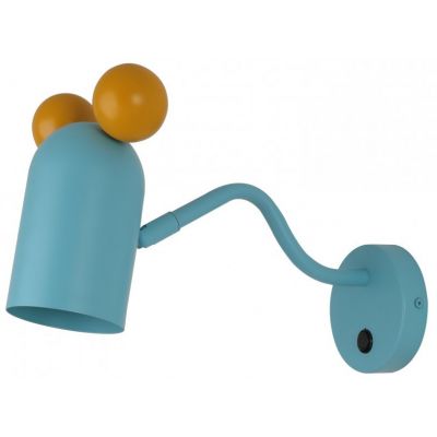 GTV Mouse kinkiet 1x25 W niebieski OS-MOUSW-25-DEC