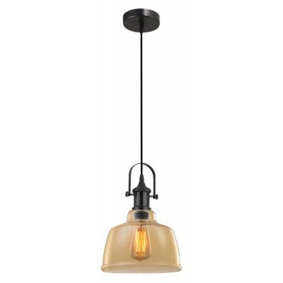 GTV Muscari IIB lampa wisząca 1x40 W biała-czarna OS-MUSC2-IIB-00-DEC