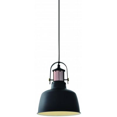GTV Noor lampa wisząca 1x40 W czarna OS-NOOR-10-DEC