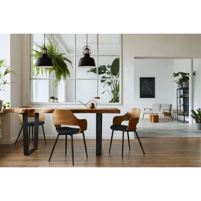 GTV Noor lampa wisząca 1x40 W czarna OS-NOOR-10-DEC