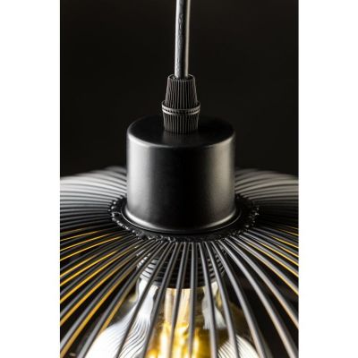 GTV Reto lampa wisząca 1x40 W czarna OS-RETO1-10-DEC