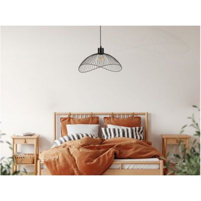 GTV Reto lampa wisząca 1x40 W czarna OS-RETO2-10-DEC