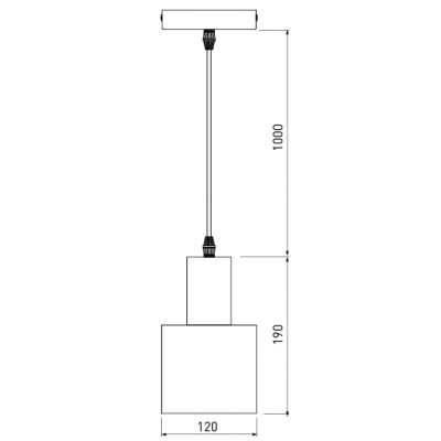 GTV Selvia lampa wisząca 1x40 W złota OS-SELV-40-DEC