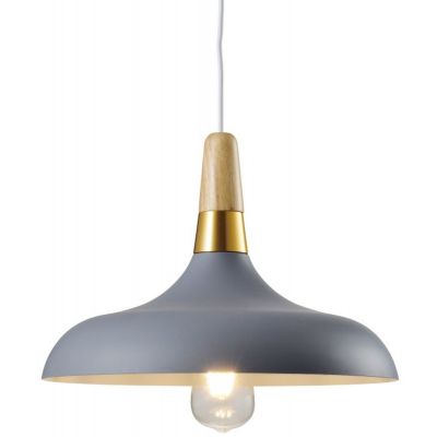GTV Skandi lampa wisząca 1x40 W szary/popielaty OS-SKAN1-15-DEC