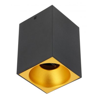 GTV Tensa lampa podsufitowa 1x20 W czarna OS-TENGU10KW-00