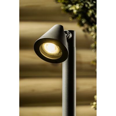 GTV Lustino-P lampa stojąca zewnętrzna 1x20 W grafitowa OS-USTIP80-30