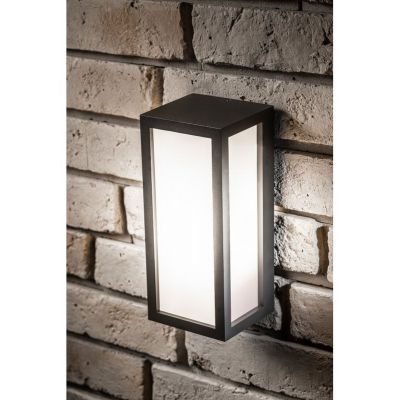 GTV Vasti kinkiet zewnętrzny 1x12 W czarny OS-VASE27B-10