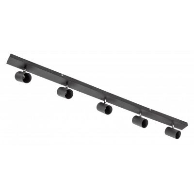 GTV Veneto lampa podsufitowa 5x20 W czarna OS-VEN20WO5-10