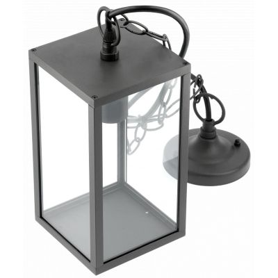 GTV Ventana-H lampa wisząca zewnętrzna 1x20 W czarna OS-VENTANAH-00