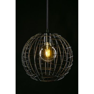 GTV Viela lampa wisząca 1x40 W czarna OS-VIEL2-11-DEC