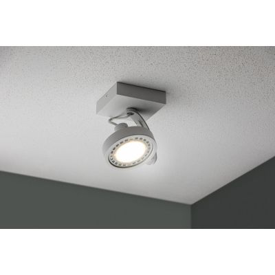 GTV Wally lampa podsufitowa 1x40 W biała OS-WALLY-00-DEC