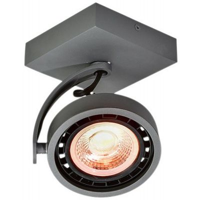 GTV Wally lampa podsufitowa 1x40 W grafitowa OS-WALLY-15-DEC