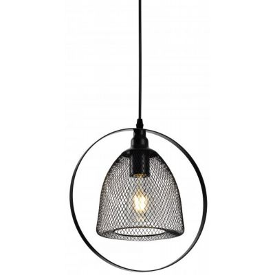 GTV Xalis lampa wisząca 1x40 W czarna OS-XAL2-10-DEC