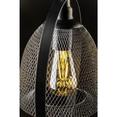 GTV Xalis lampa wisząca 1x40 W czarna OS-XAL2-10-DEC