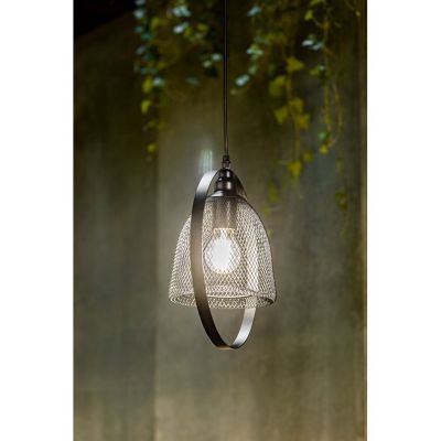 GTV Xalis lampa wisząca 1x40 W czarna OS-XAL2-10-DEC
