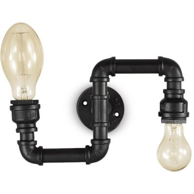Ideal Lux Plumber lampa podsufitowa 2x42W czarna 136691
