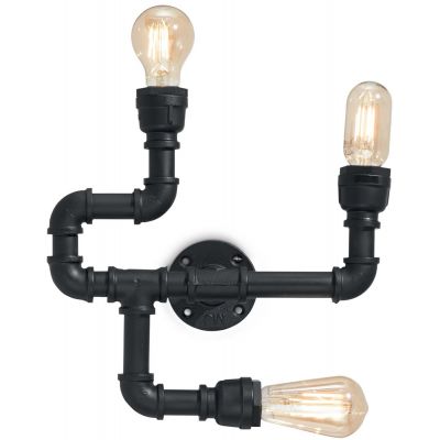Ideal Lux Plumber lampa podsufitowa 3x42W czarna 142517