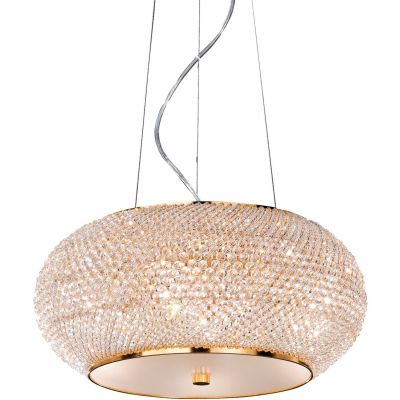 Ideal Lux Pasha lampa wisząca 14x40W złota 164984