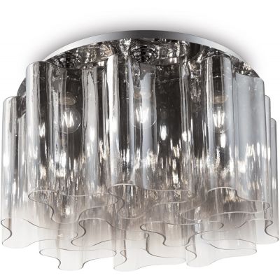 Ideal Lux Compo lampa podsufitowa 10x60W szkło dymione 172804