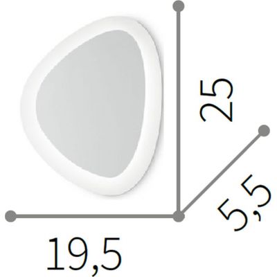 Ideal Lux Gingle plafon 1x18W biały 196190