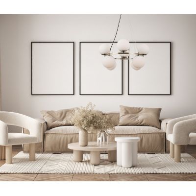 Italux Larosa lampa wisząca 8x5 W brąz antyczny PND-33453-4-4-ABR