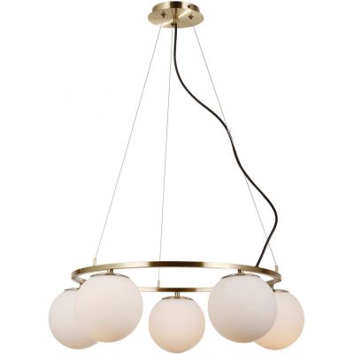 Italux Larosa lampa wisząca 5x5 W brązowa PND-33453-5-ABR