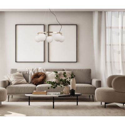 Italux Larosa lampa wisząca 5x5 W brązowa PND-33453-5-ABR