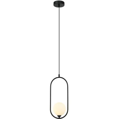 Italux Lupus lampa wisząca 1x25 W czarna PND-3965-1-BK