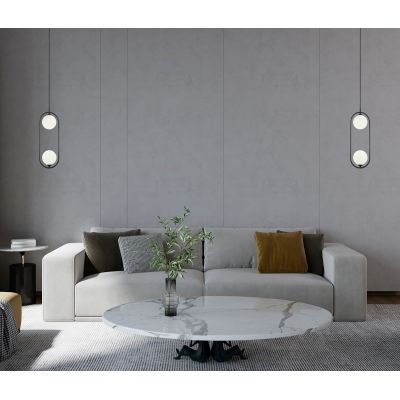 Italux Lupus lampa wisząca 2x25 W czarna PND-3965-2-BK